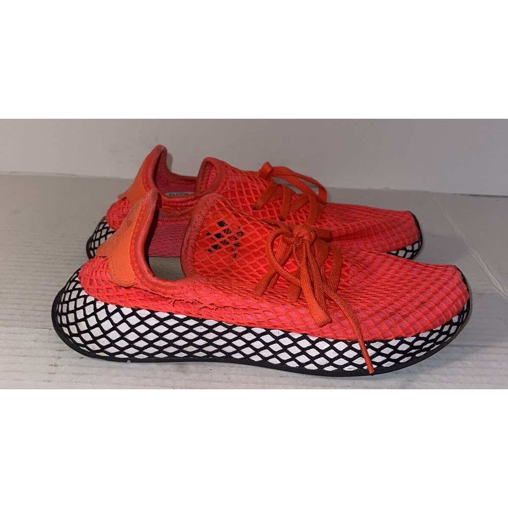 Adidas Deerupt Runner Solar Orange Running Sneakers D96721 Mens Size 5.5 RARE